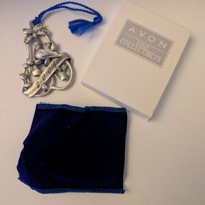 Vintage Avon 2001 Partridge In A Pear Tree Pewter Ornament